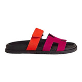 Hermès Chypre 'Noir / Orange / Rose'