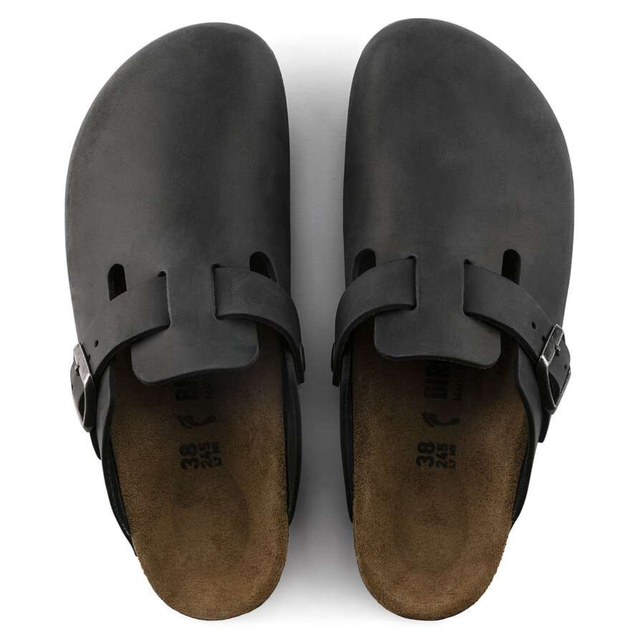 Birkenstock Boston Oiled Leather 'Black'