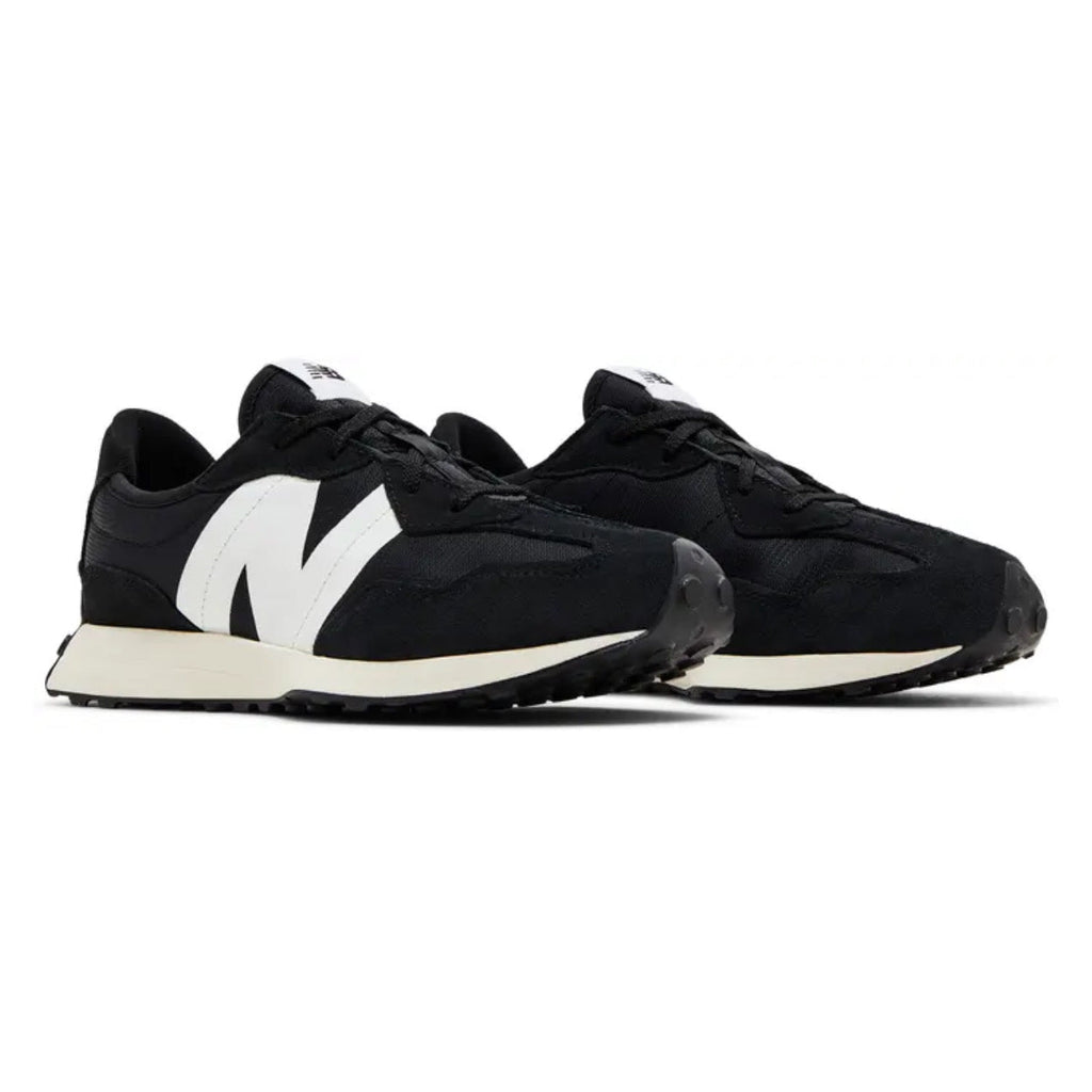 New Balance 327 Big Kid 'Black / White'