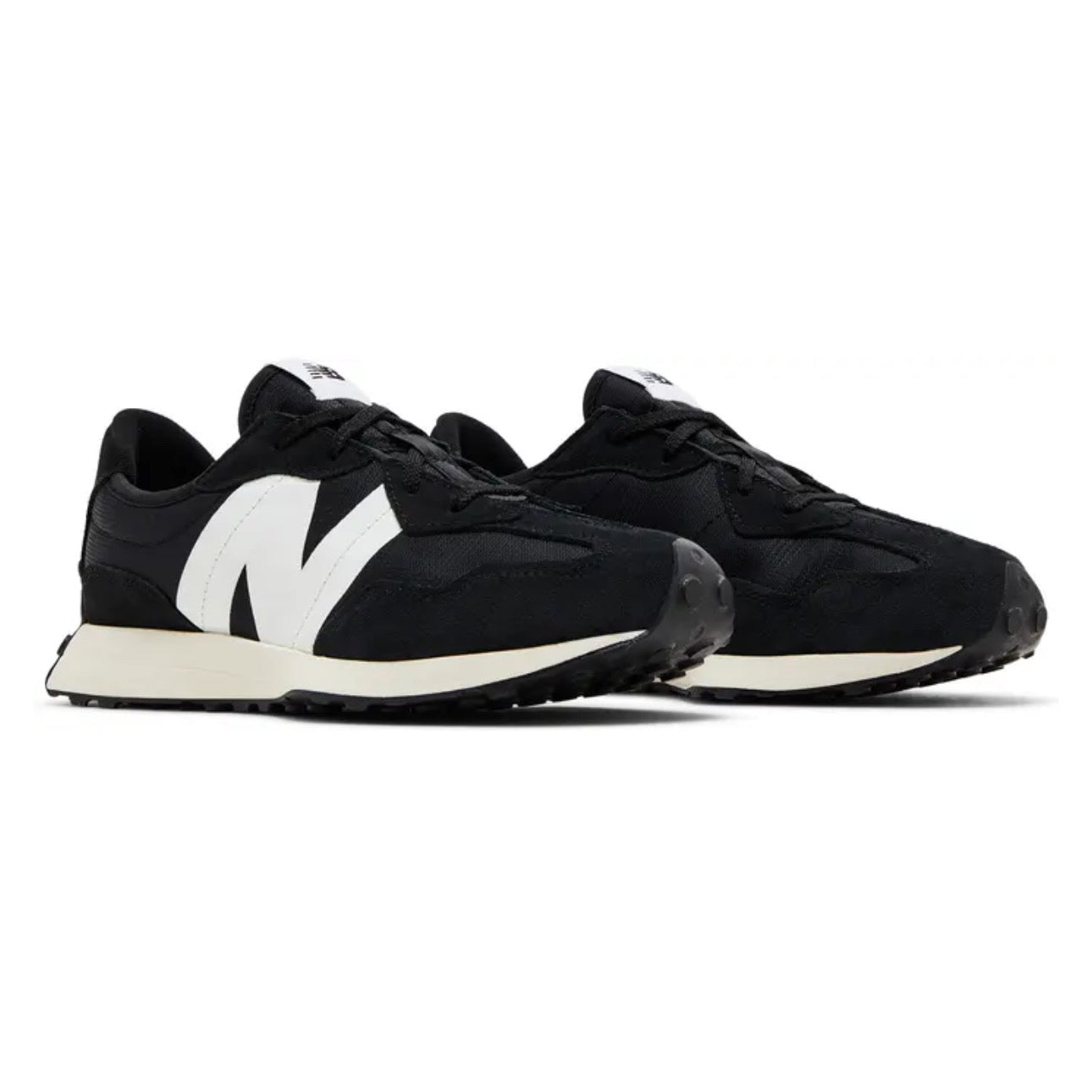 New Balance 327 Big Kid 'Black / White'