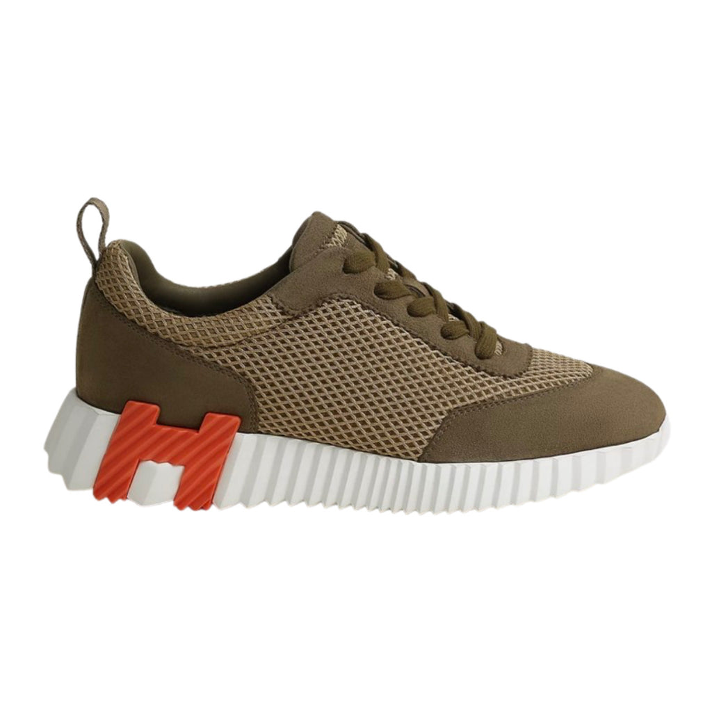 Hermès Bouncing 'Blanc / Vert Toundra'