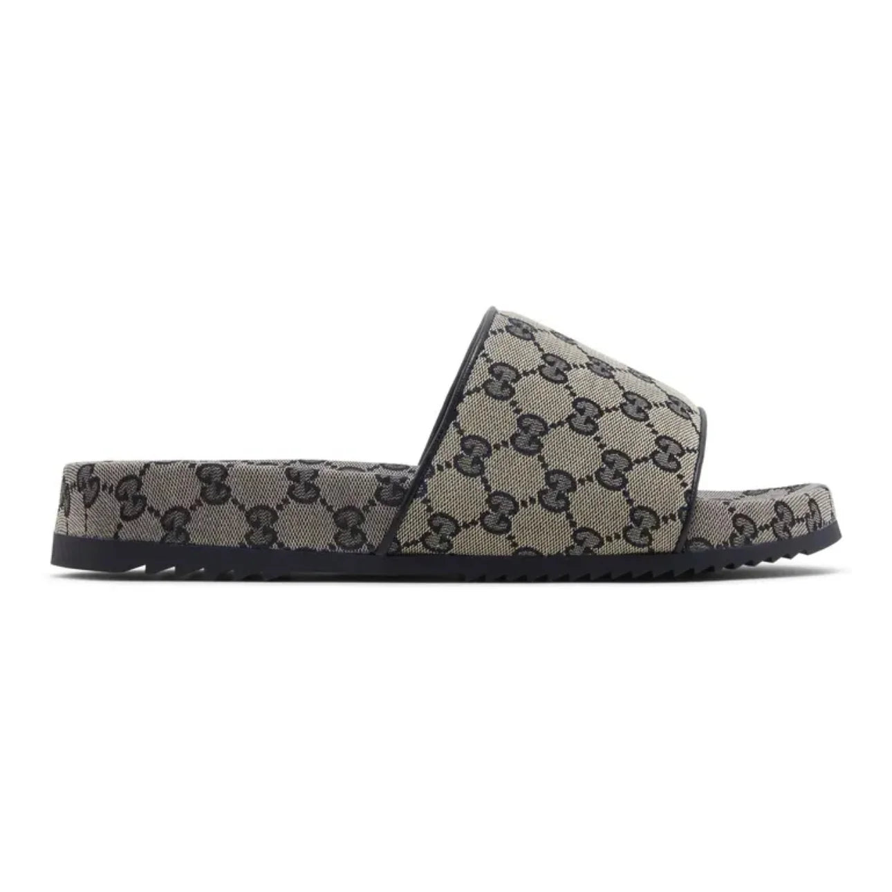 Gucci GG Slide 'Beige / Blue Monogram'
