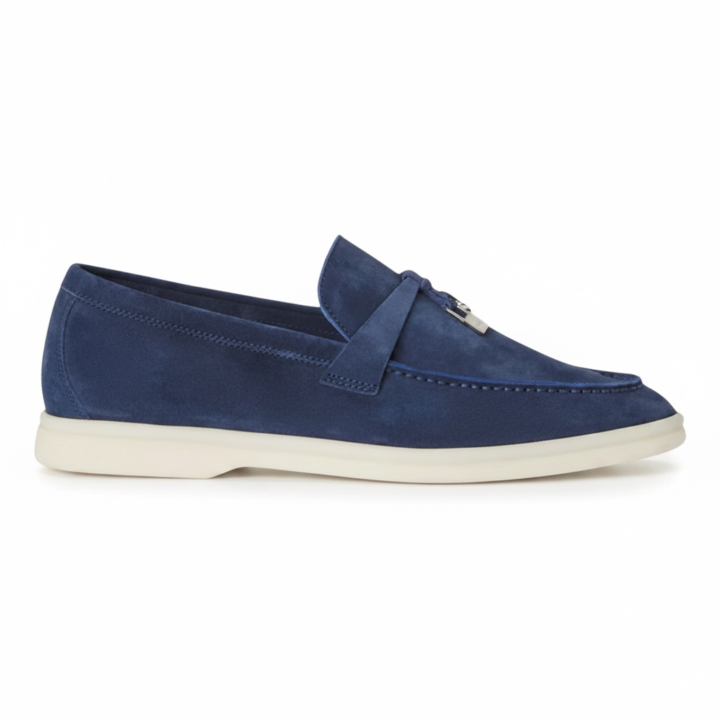 Loro Piana Summer Charms Walk Loafer 'Dark Blue'