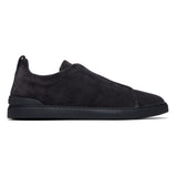 Zegna Triple Stitch Suede 'Full Navy'