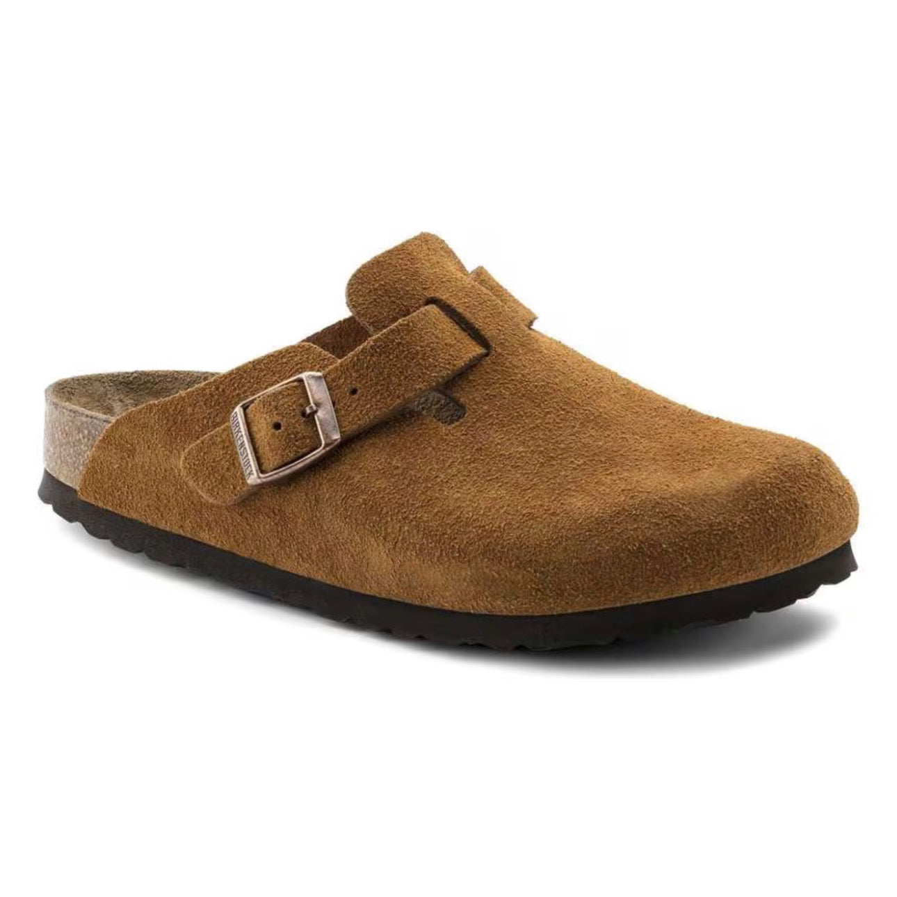 Birkenstock Boston Soft Footbed Suede 'Mink'