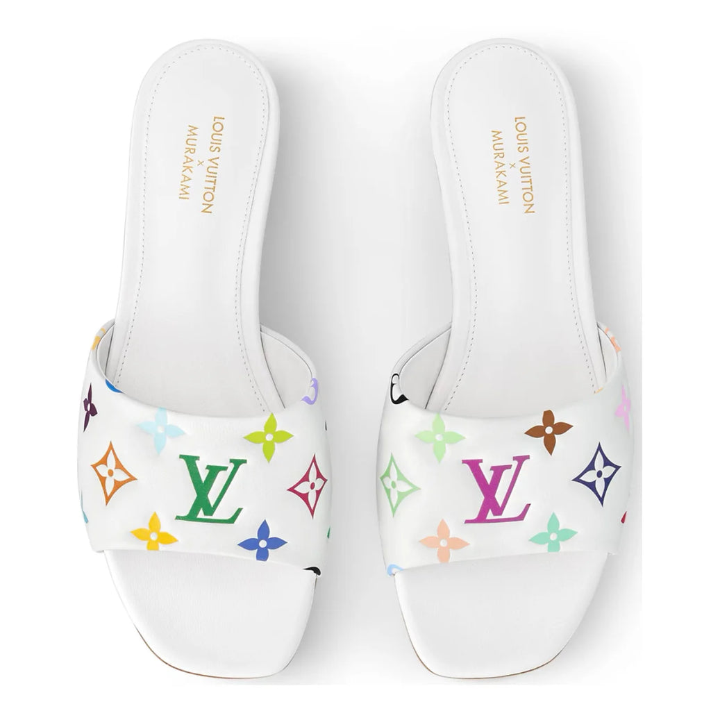 Takashi Murakami x Louis Vuitton 6AM Flat Mule 'Multicolour Monogram'