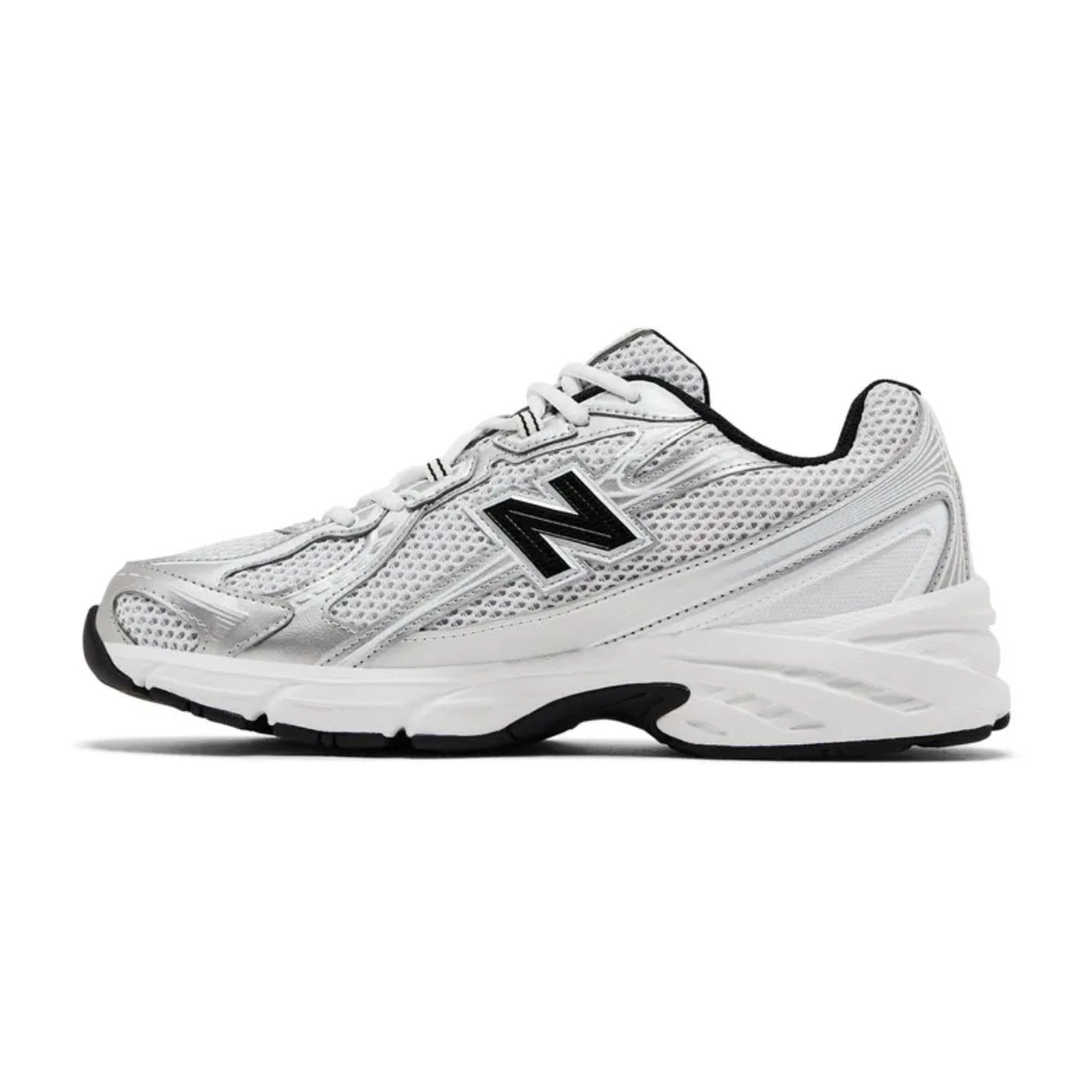 New Balance 740v2 'White / Silver Metallic / Black'