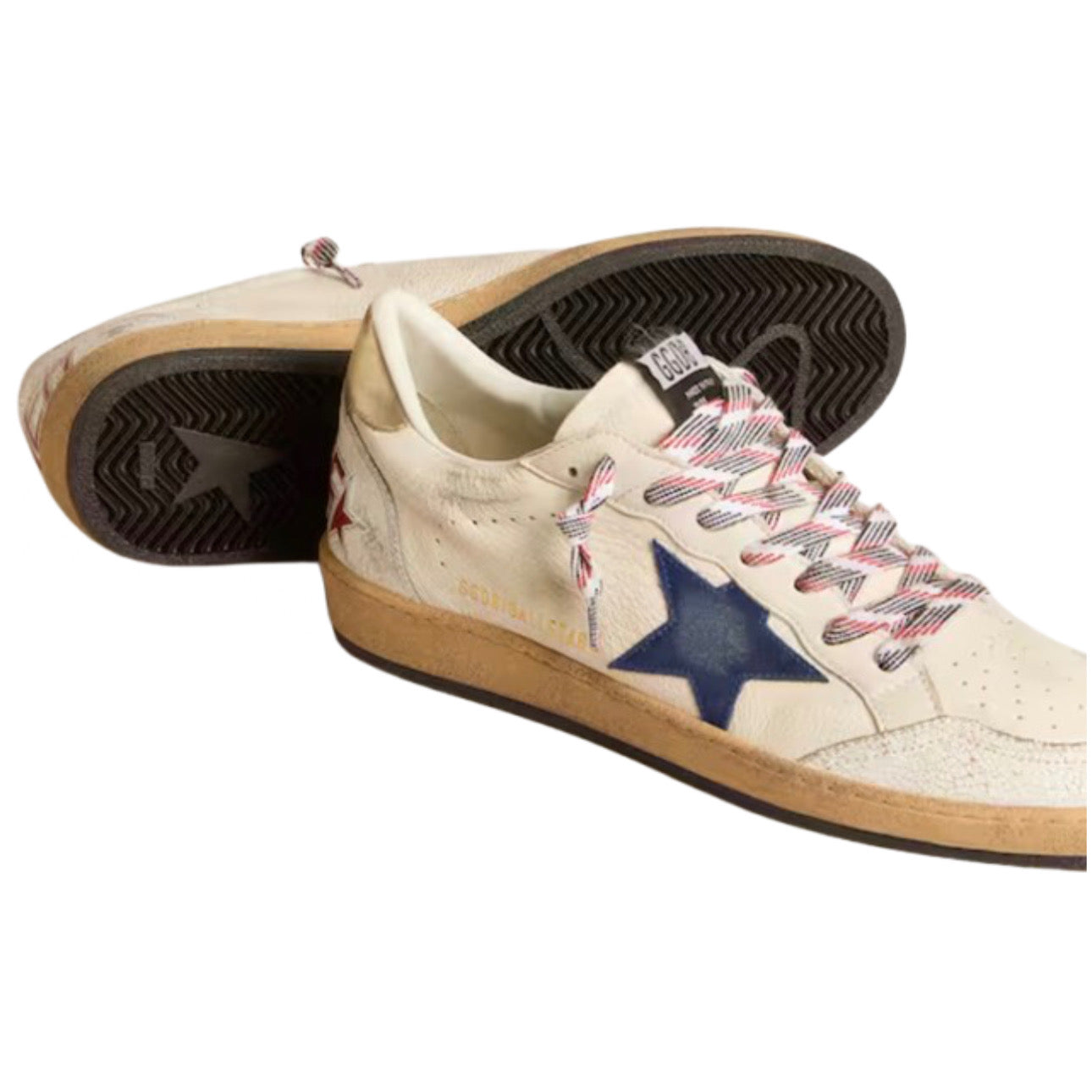 Golden Goose Ball Star 'Cream / Blue'