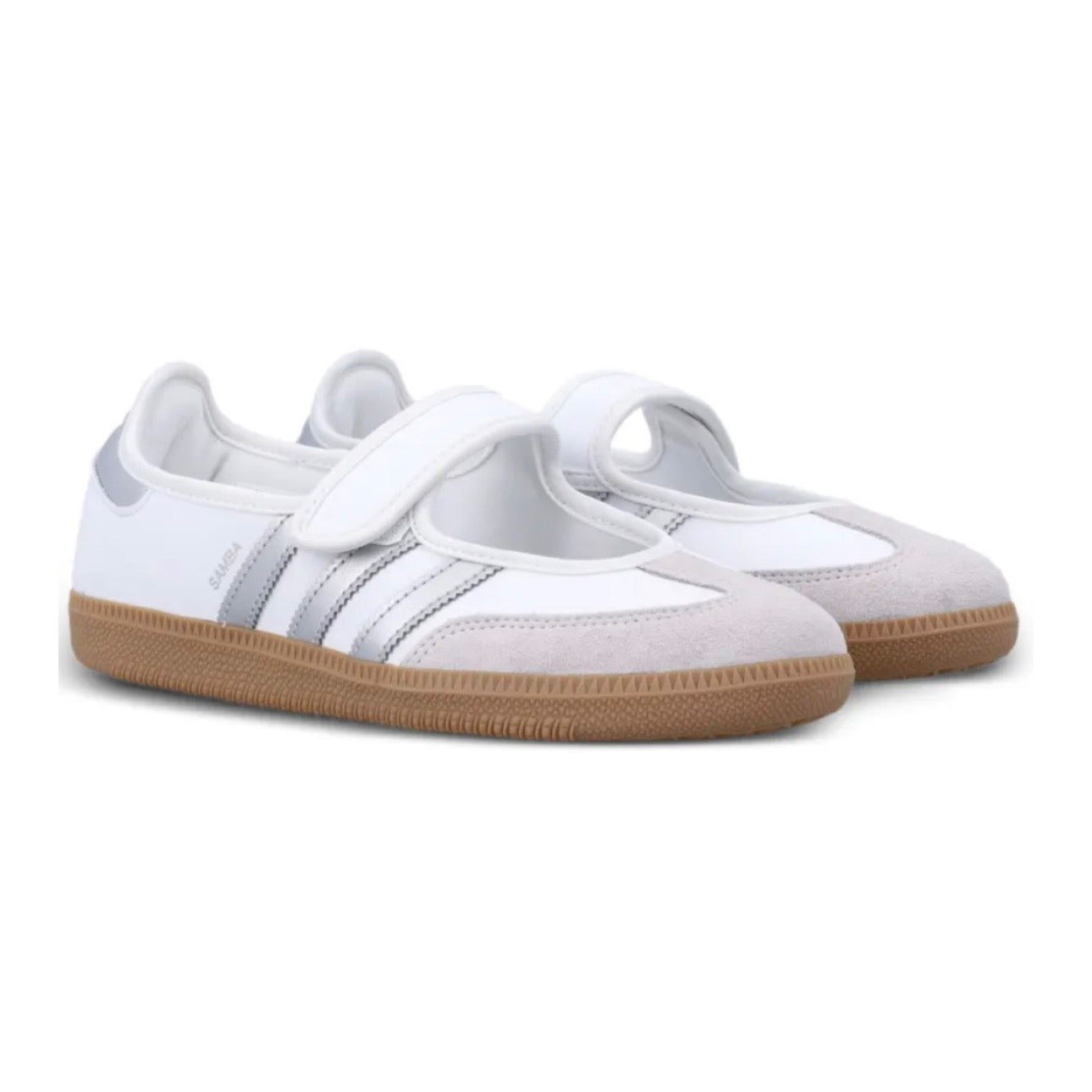 adidas Samba Jane 'Cloud White / Silver Metallic'