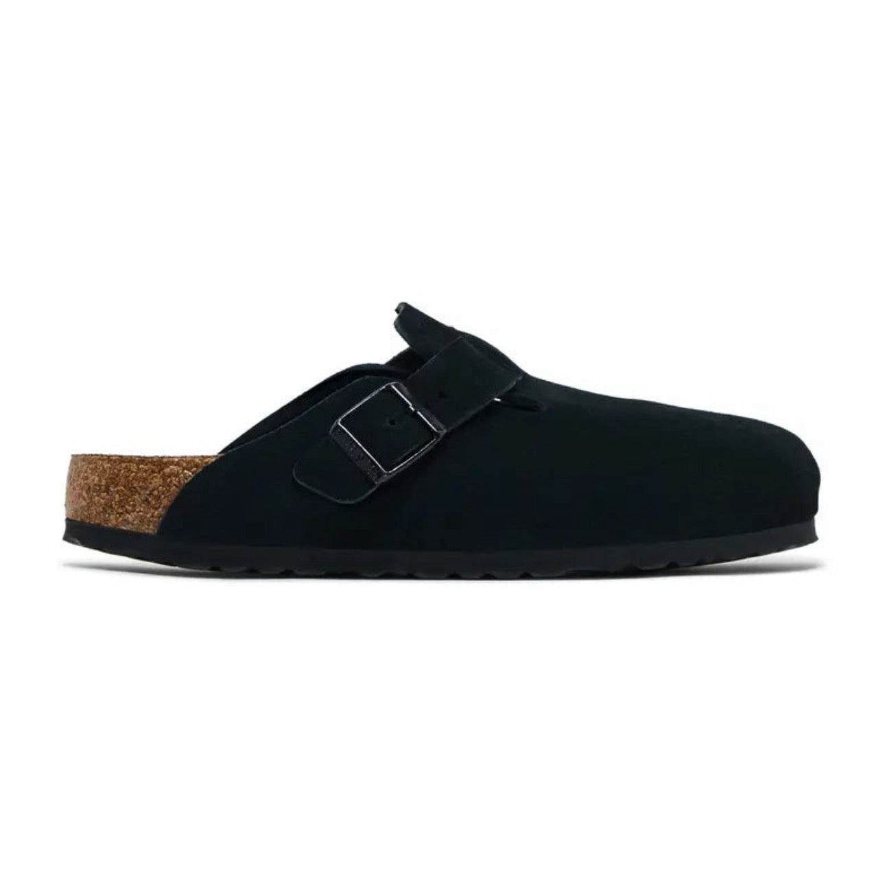 Birkenstock Boston Soft Footbed Suede 'Black'