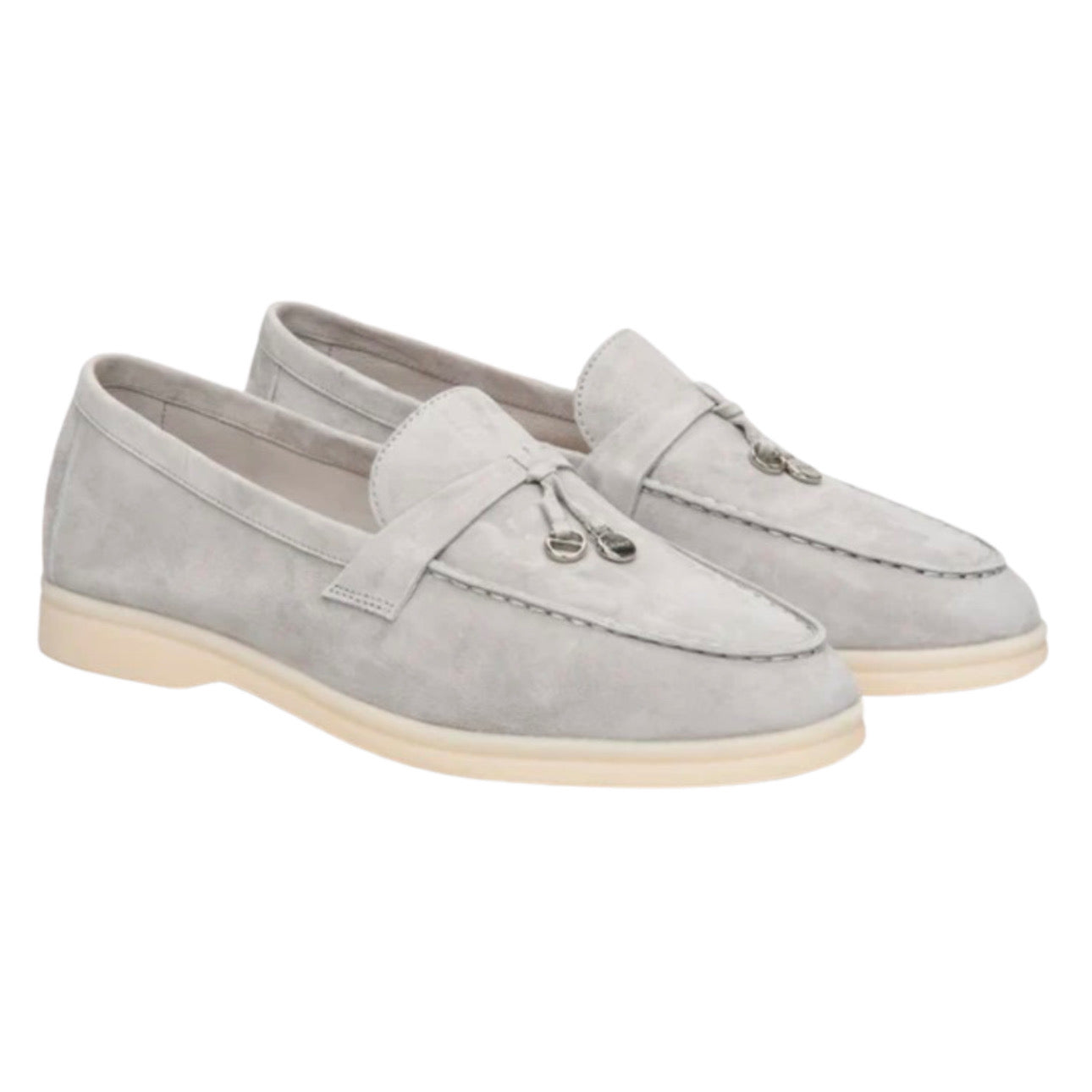 Loro Piana Summer Charms Walk Loafer 'Grey'
