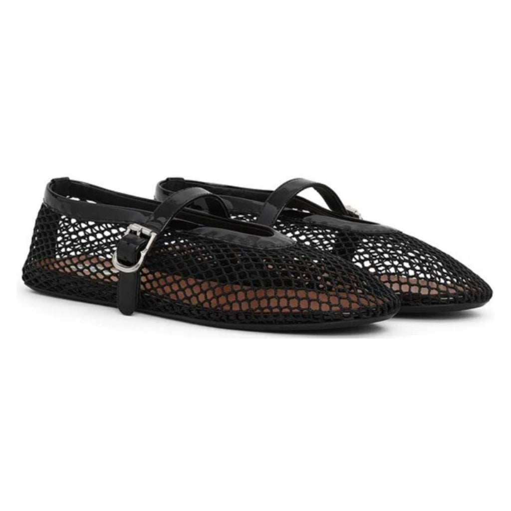 ALAÏA Mesh Ballet Flats 'Black'
