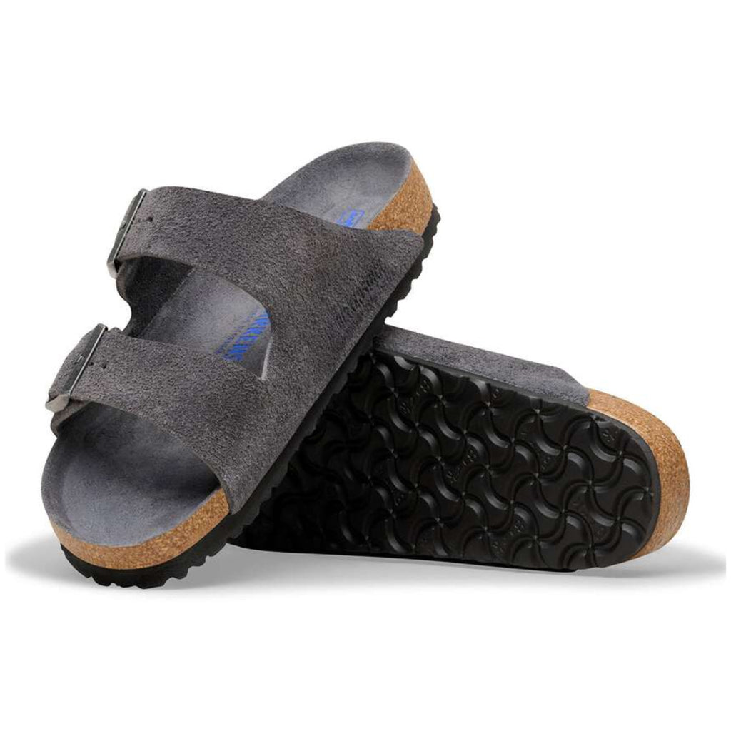 Birkenstock Arizona Soft Footbed Suede 'Charcoal Tonal'