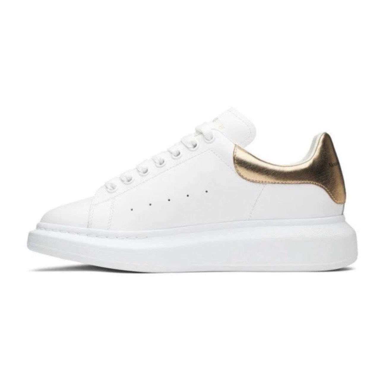 Alexander McQueen Oversized Sneaker 'White / Gold'