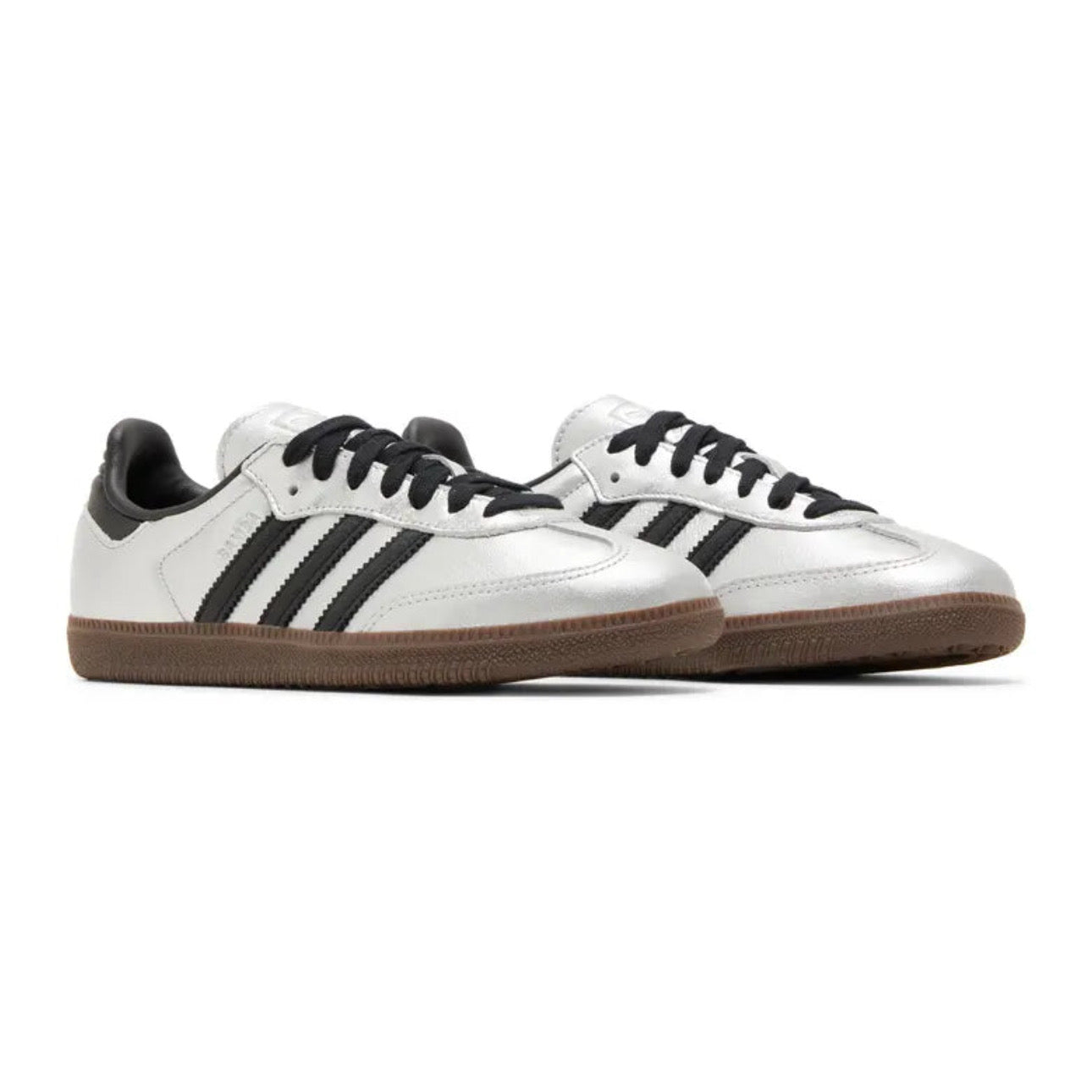 adidas Samba OG 'Silver Metallic / Core Black / Gum'