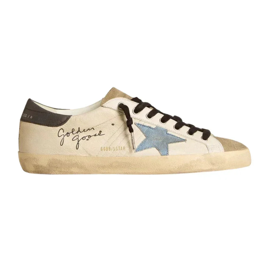 Golden Goose Super-Star 'Cream / Light Blue'