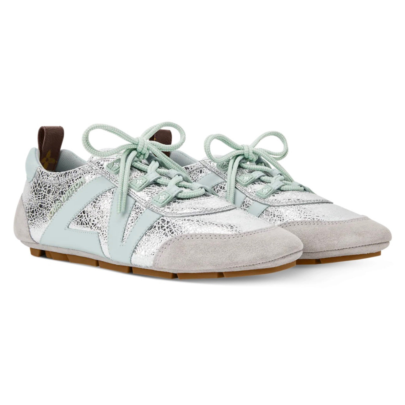 Louis Vuitton LV Sneakerina Leather Patterned 'Blue'