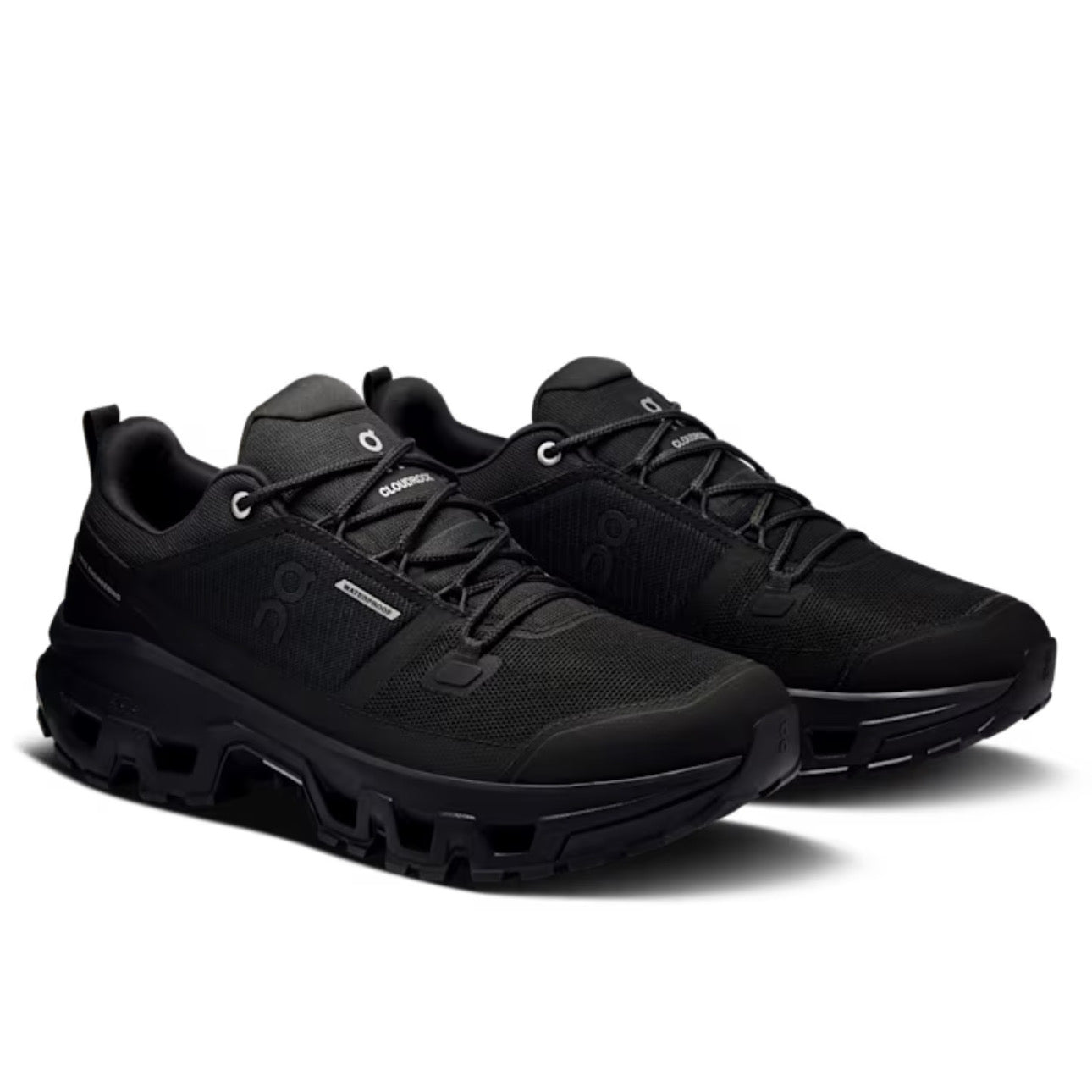 ON Cloudrock Low Waterproof 'Black / Black'