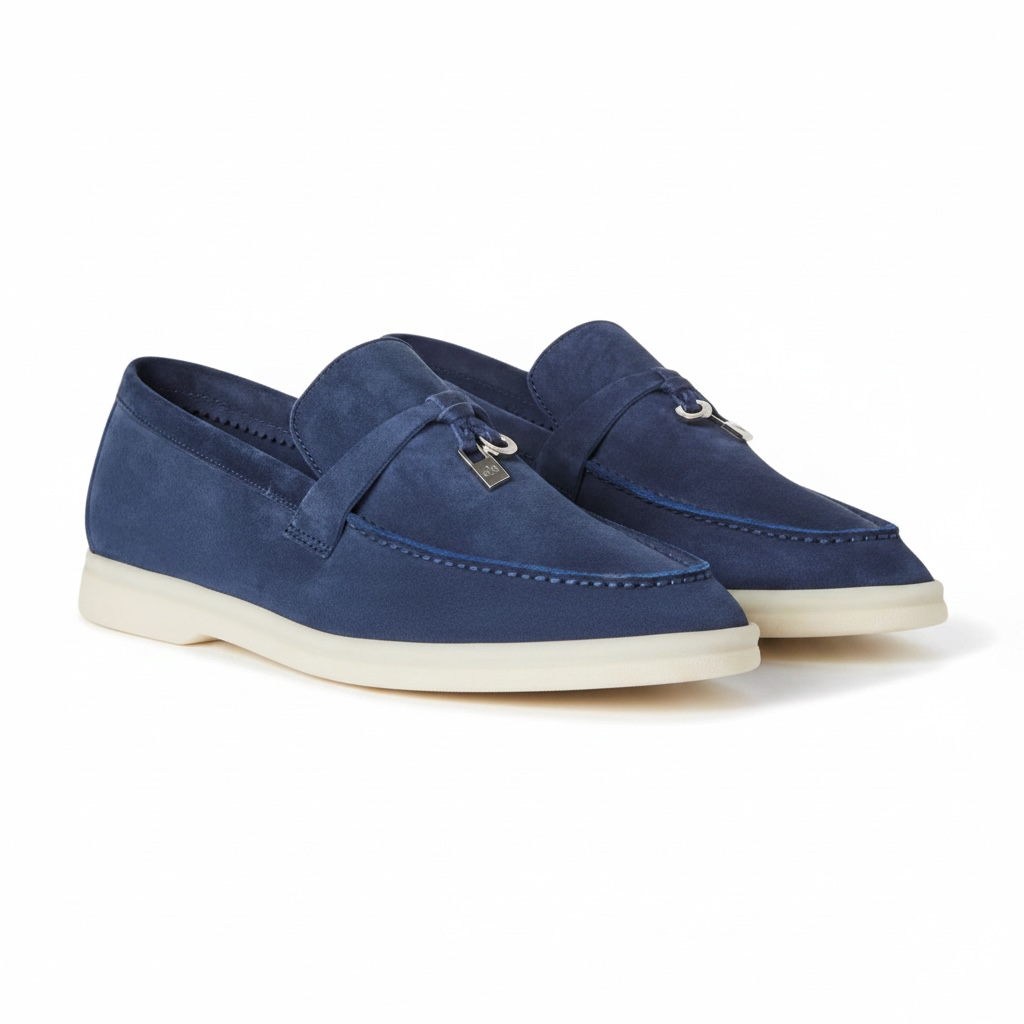 Loro Piana Summer Charms Walk Loafer 'Dark Blue'