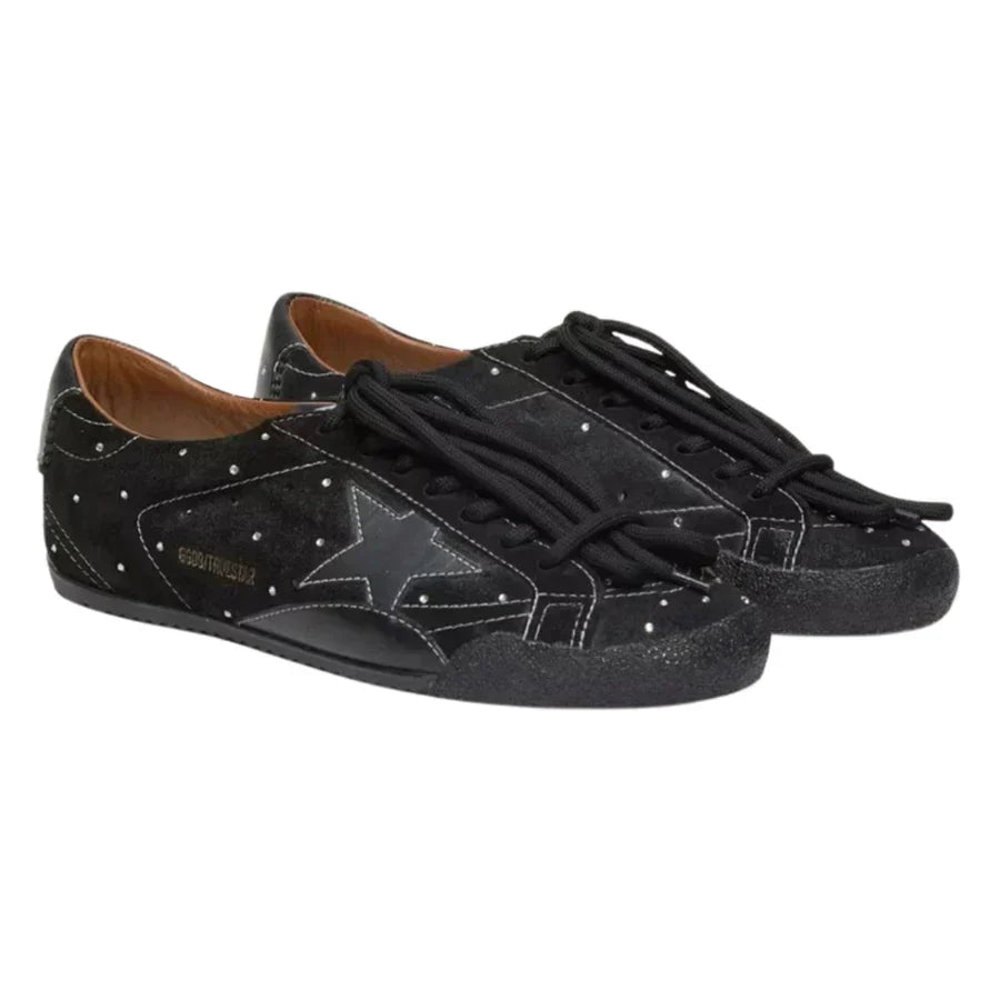 Golden Goose True-Star 'Black Suede / Swarovski'
