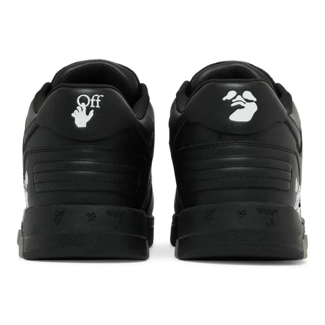 OFF-WHITE Out Of Office OOO For Walking Low Tops 'Black / White'
