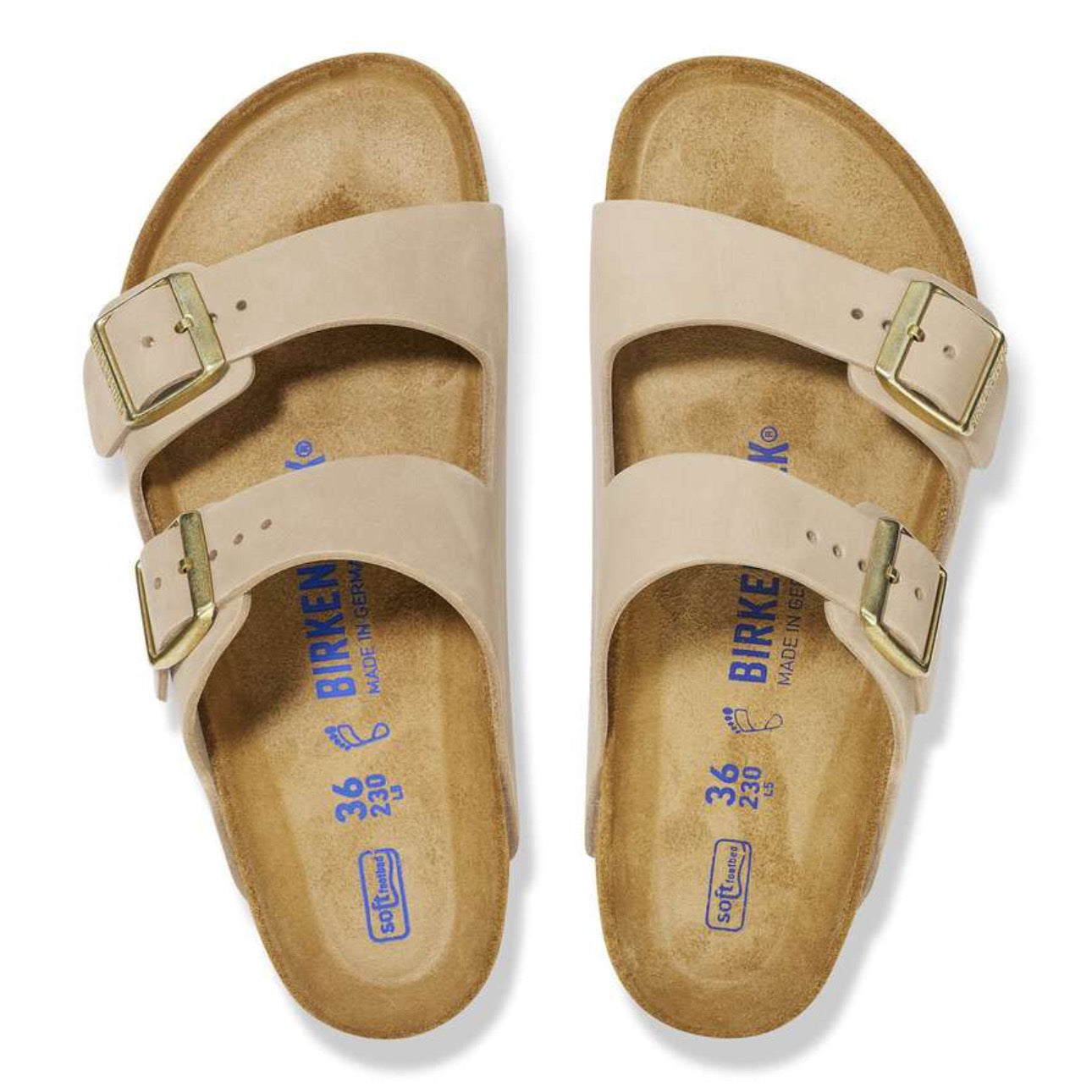 Birkenstock Arizona Soft Footbed Nubuck 'Sandcastle'