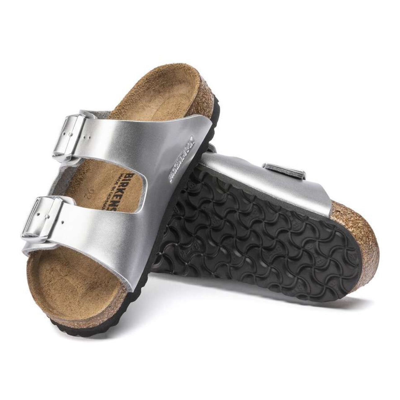 Birkenstock Arizona 'Electric Metallic Silver'