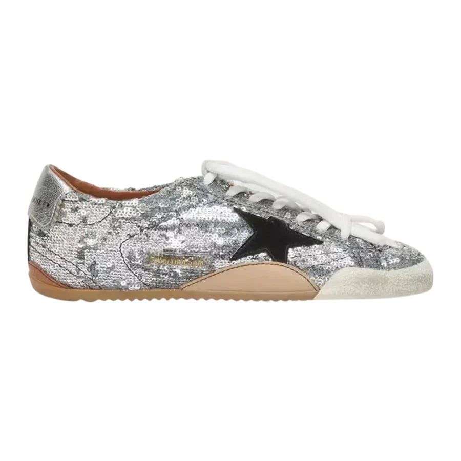 Golden Goose True-Star 'Silver Sequins / Black'