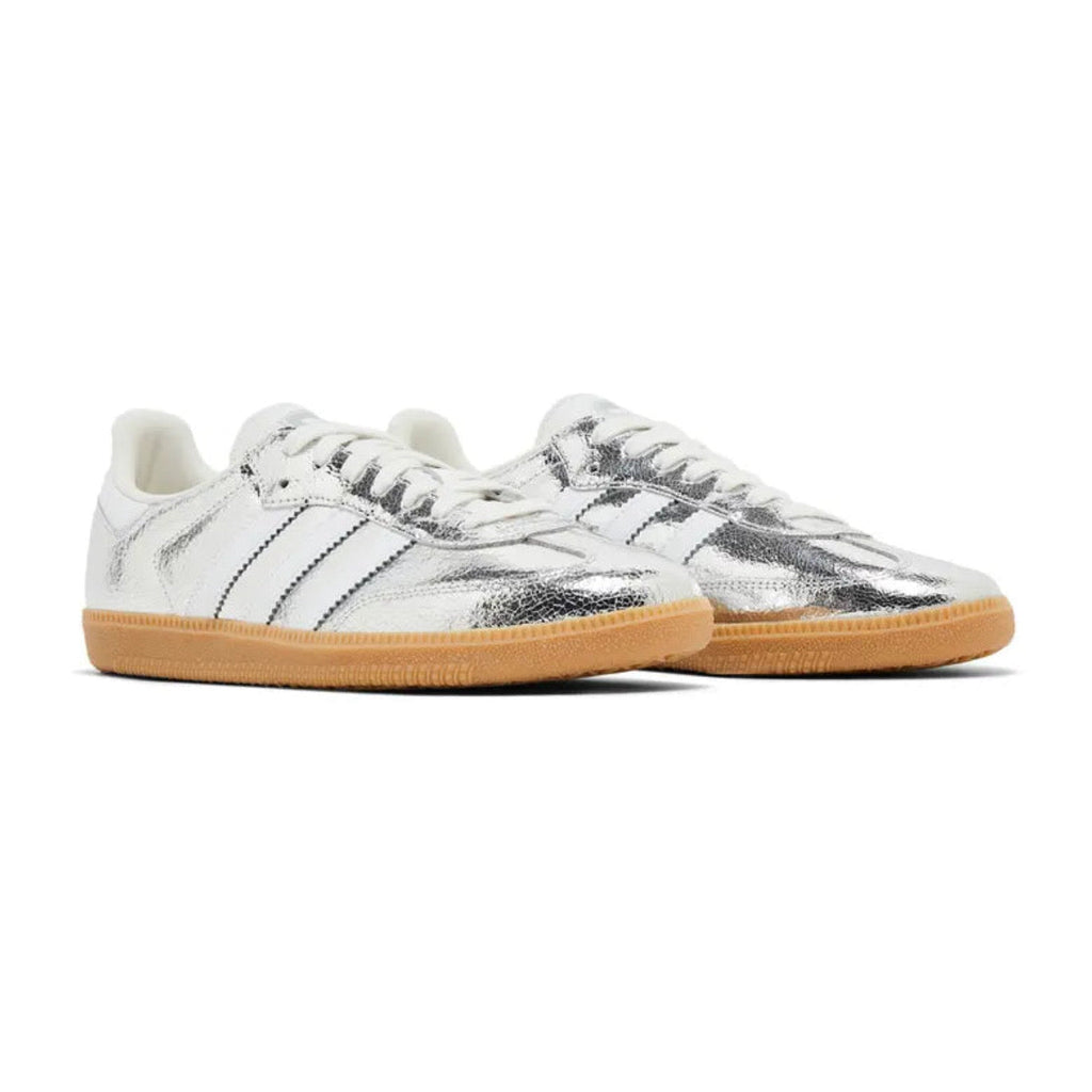 adidas Samba OG 'Silver Metallic / Cracked Leather'