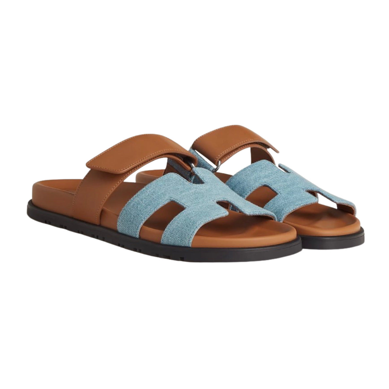 Hermès Chypre Calfskin 'Bleu Clair / Naturel'