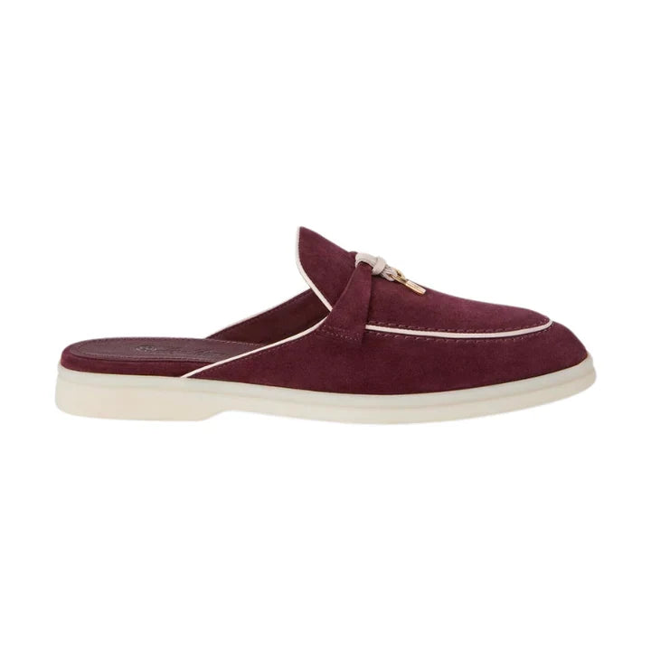 Loro Piana Summer Charms Walk Mule 'Burgundy'