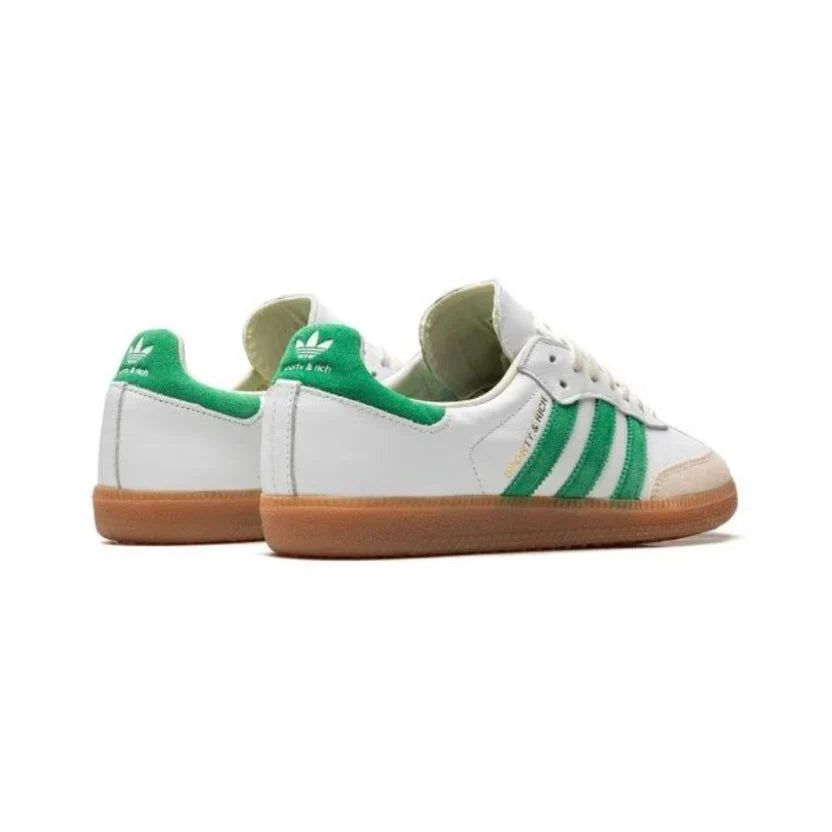 Sporty & Rich x adidas Samba OG 'Cloud White / Green'