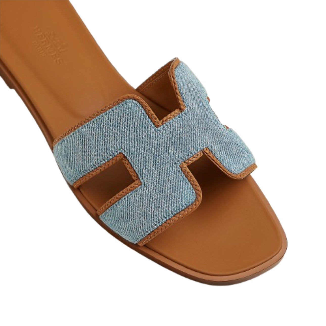 Hermès Oran 'Bleu Clair / Naturel'