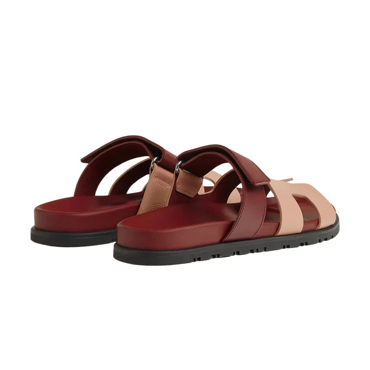 Hermès Chypre 'Bordeaux / Beige Perlino'