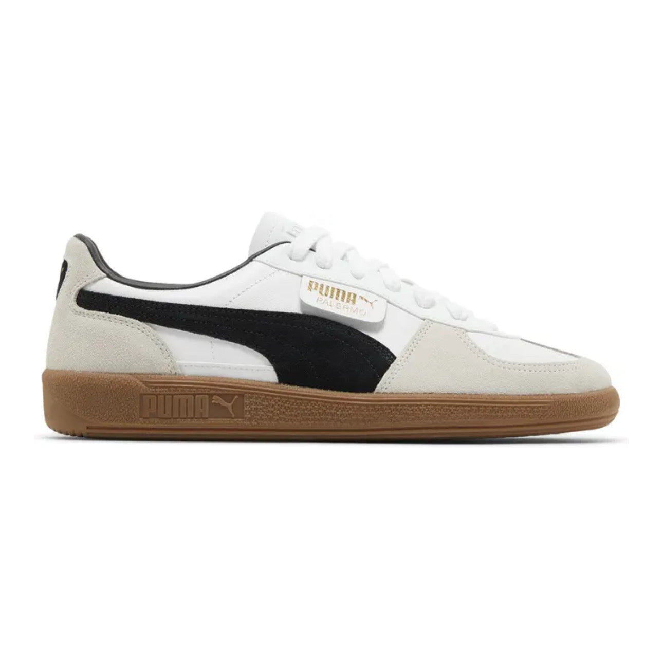 PUMA Palermo Leather 'White / Black / Gum'