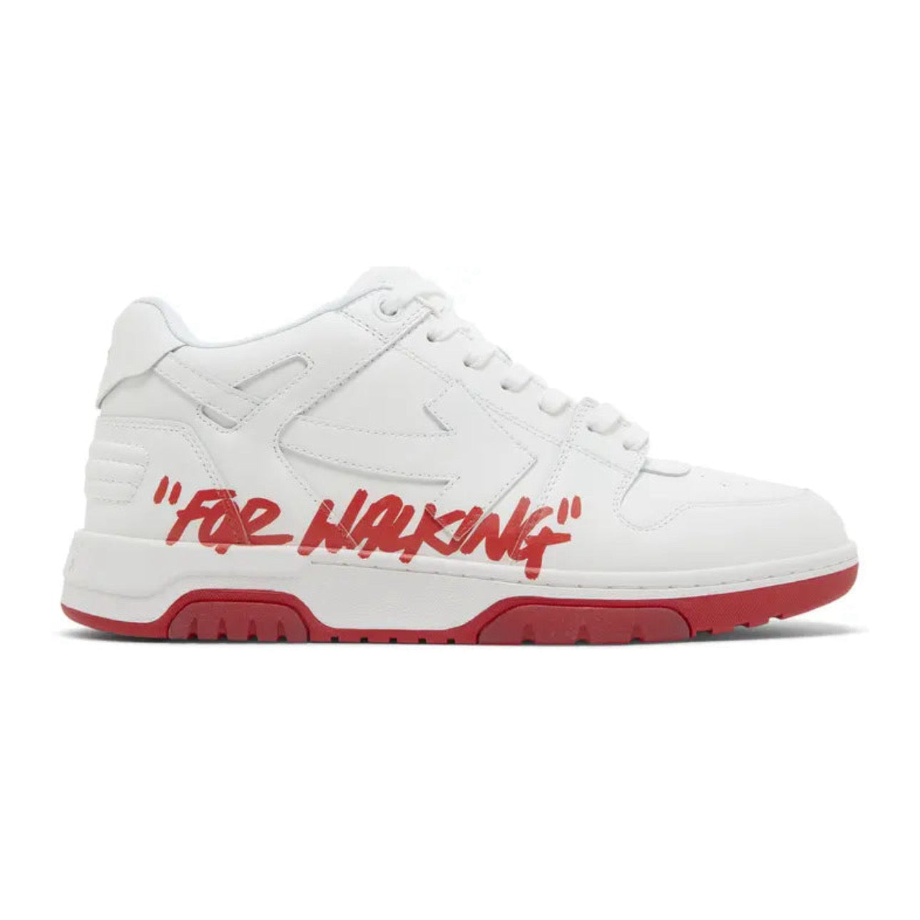 Off-White Out of Office Low 'For / Walking / White / Red'