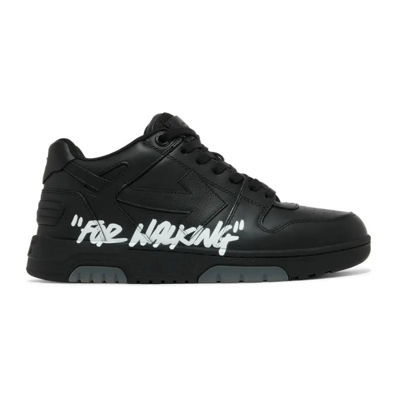OFF-WHITE Out Of Office OOO For Walking Low Tops 'Black / White'