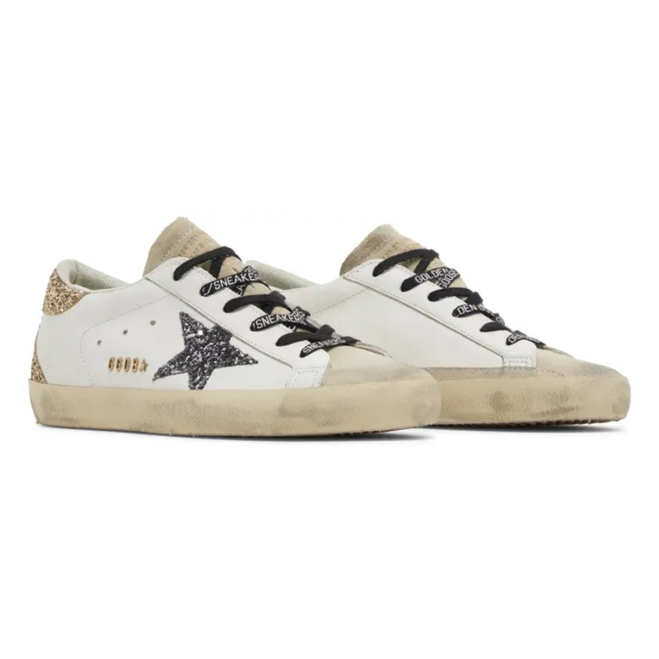 Golden Goose Super-Star 'Optic White / Seedpearl Glitter'