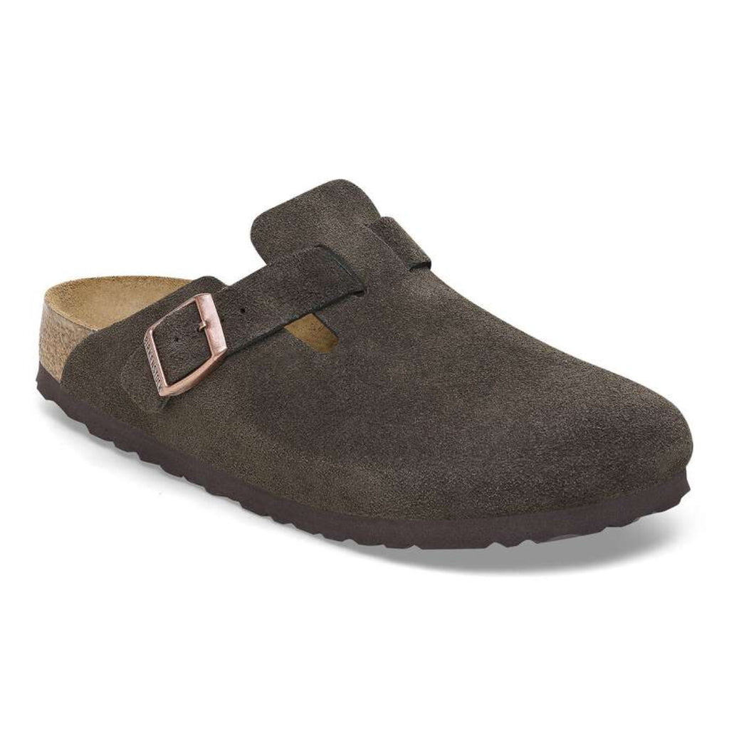 Birkenstock Boston Soft Footbed Suede 'Mocha'