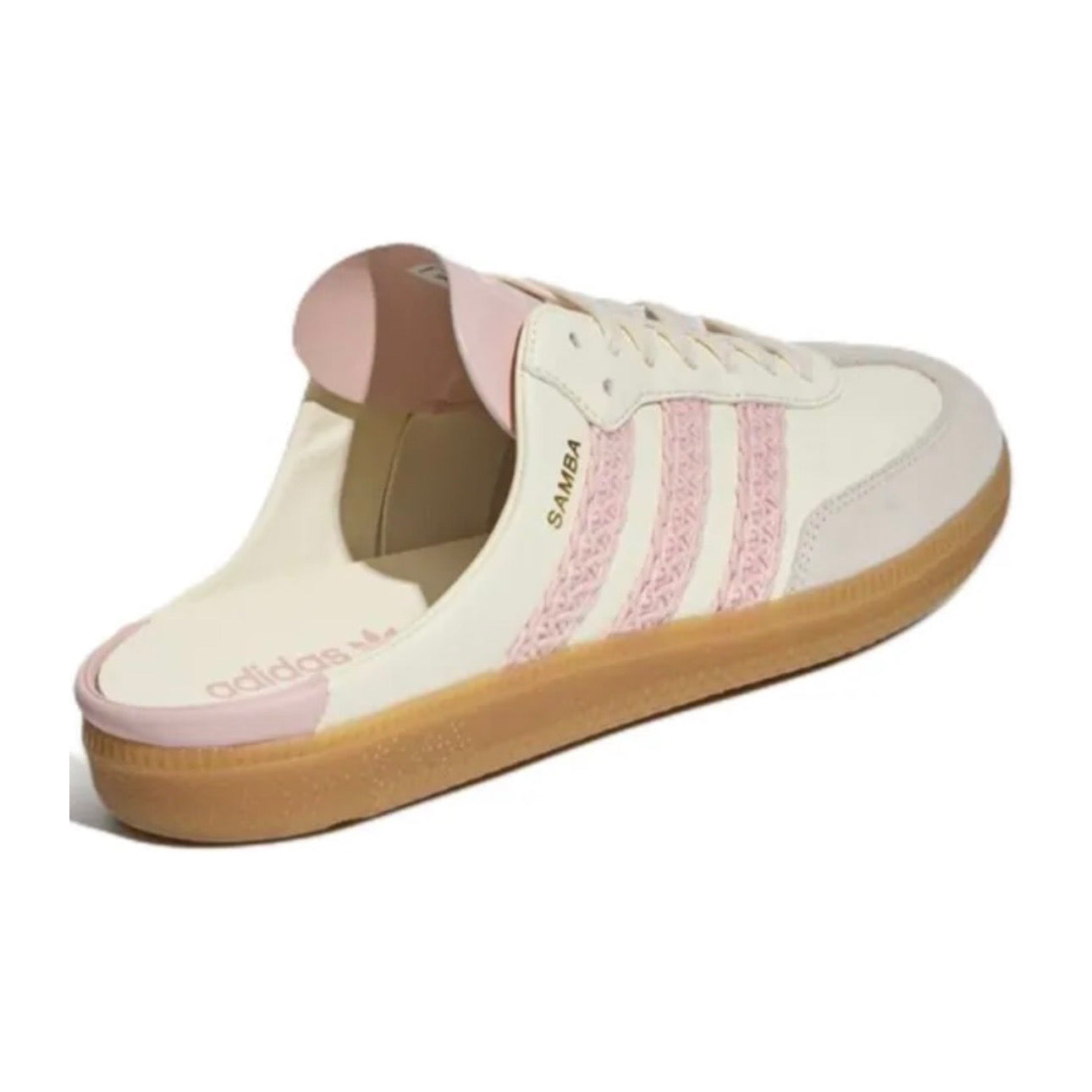 adidas Samba OG Mule 'Cloud White / Pink'