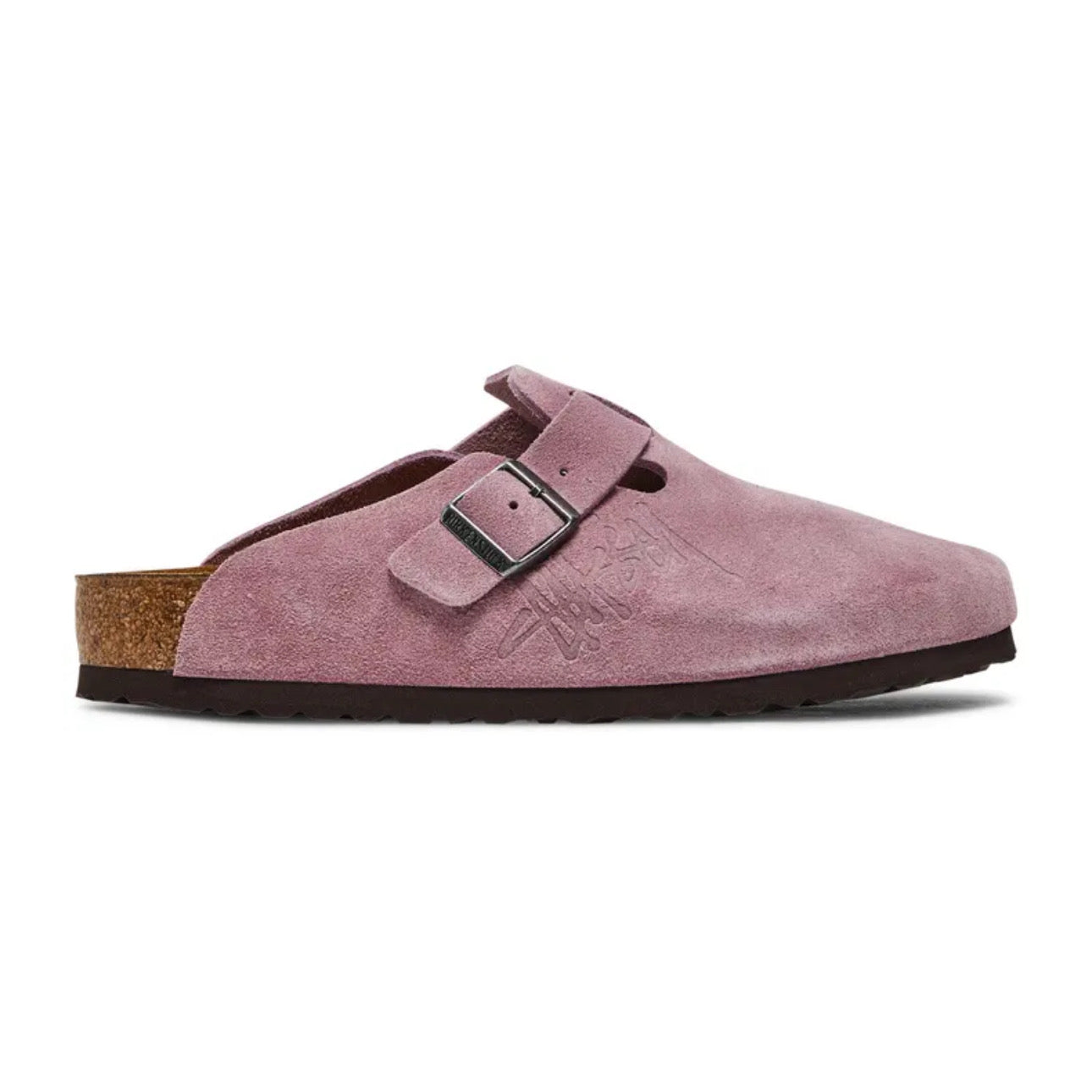 Stussy x Birkenstock Boston Shaggy 'Dusty / Pink'