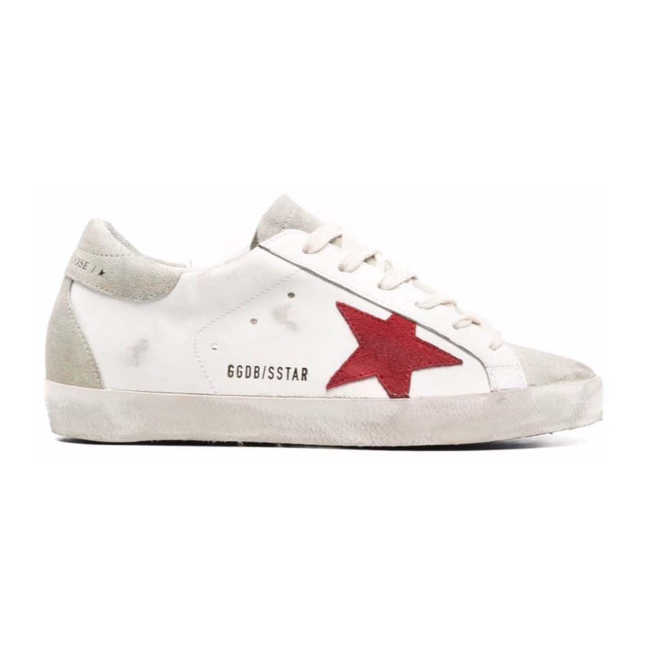 Golden Goose Super-Star 'White / Red'