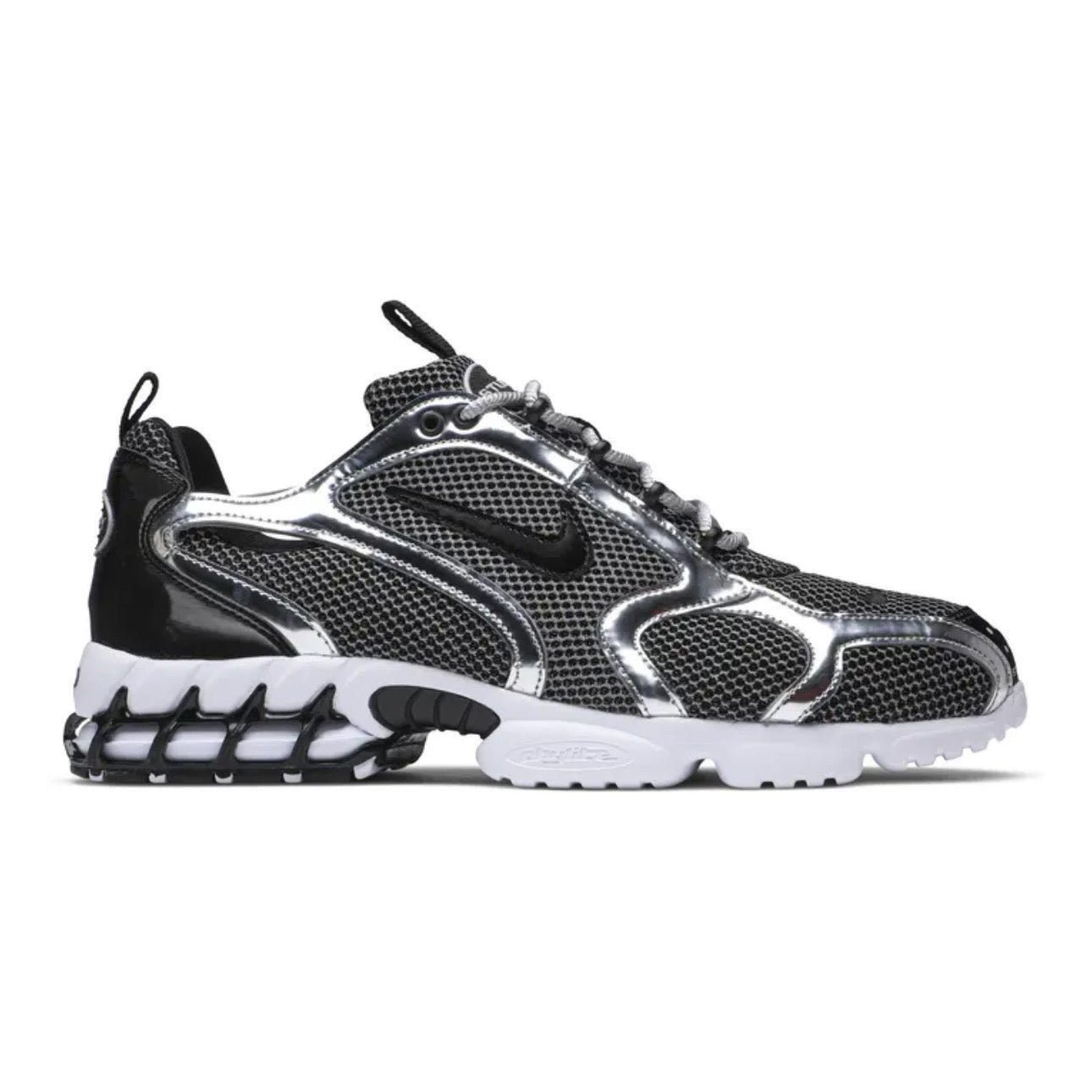 Stussy x Nike Air Zoom Spiridon Caged 2 'Pure / Platinum'