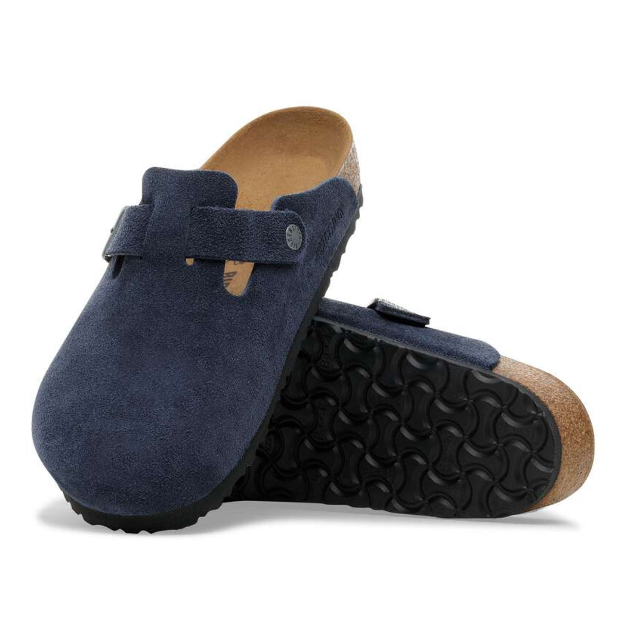 Birkenstock Boston Soft Footbed Suede 'New Navy'