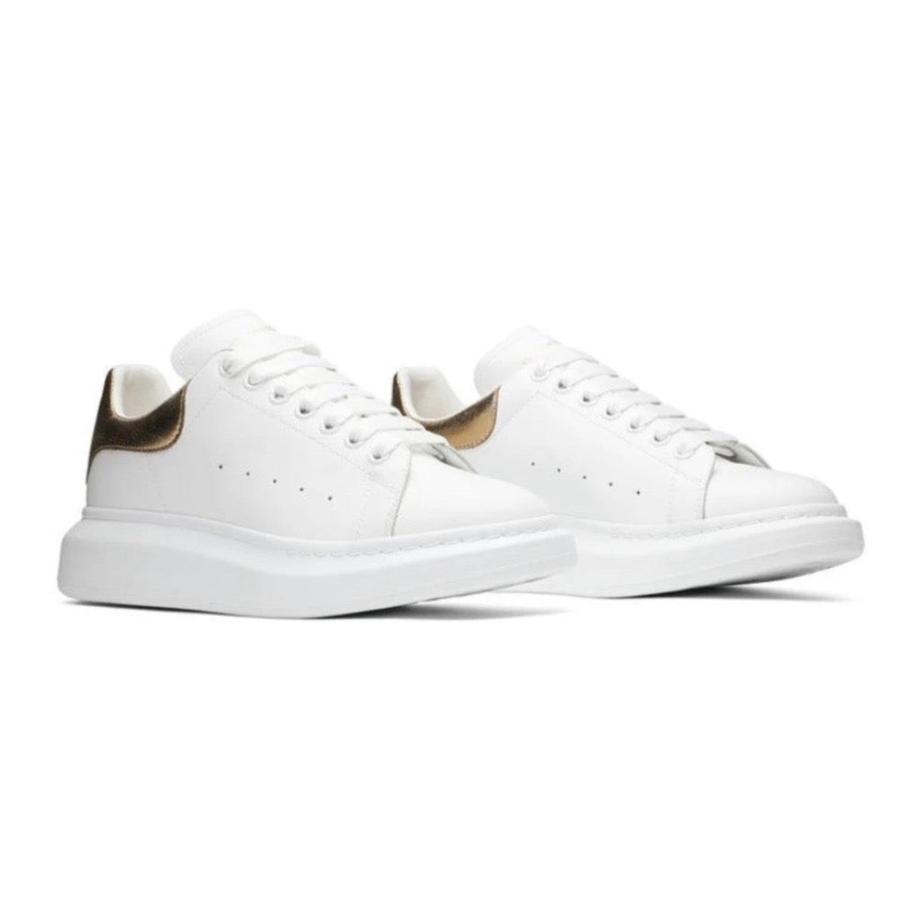 Alexander McQueen Oversized Sneaker 'White / Gold'