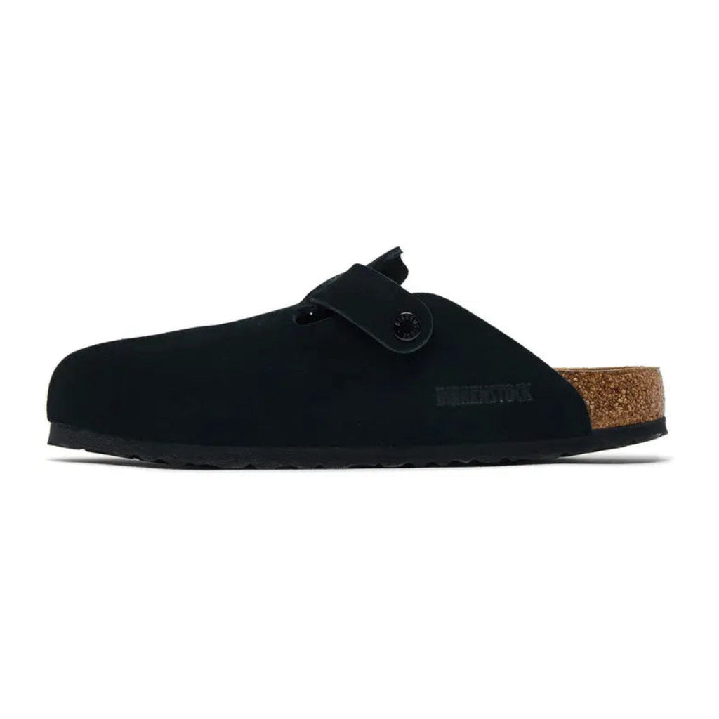 Birkenstock Boston Soft Footbed Suede 'Black'