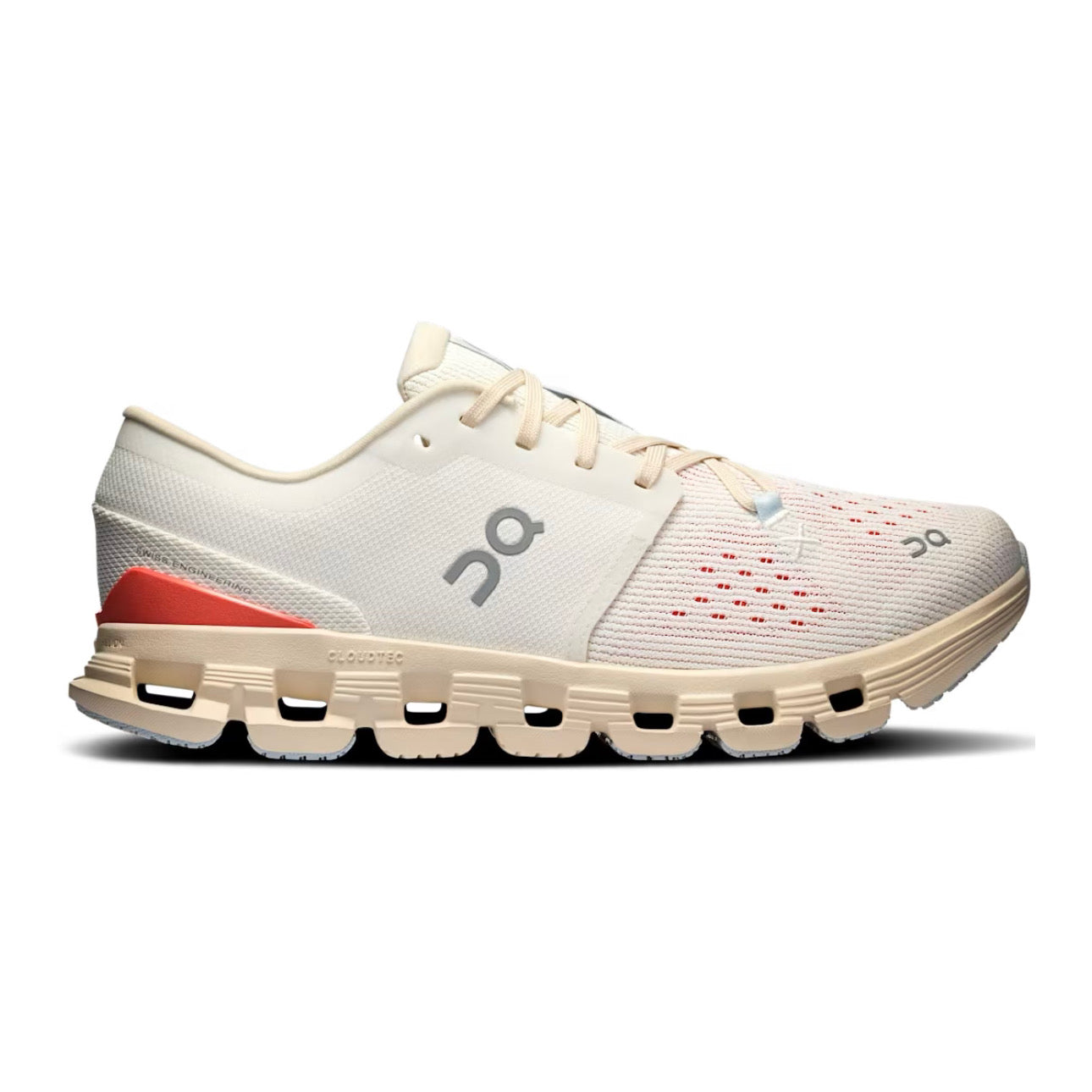 ON Cloud X 4 'Ivory / Salmon'
