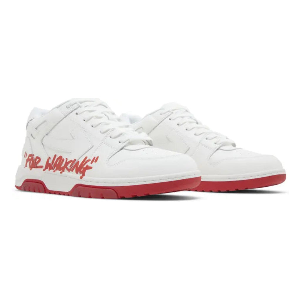 Off-White Out of Office Low 'For / Walking / White / Red'