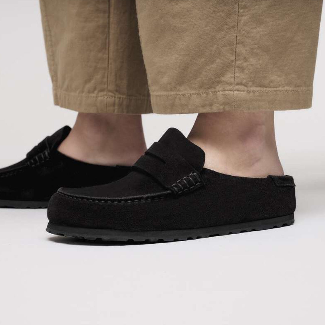 Birkenstock Naples Suede 'Black'