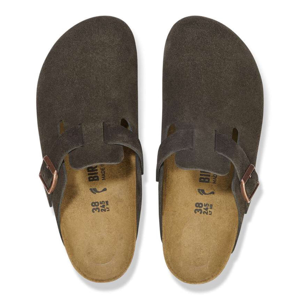 Birkenstock Boston Soft Footbed Suede 'Mocha'